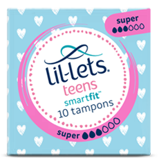 Lil-lets Teens Super Non-Applicator Tampons