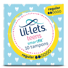 Lil-lets Teens Non-applicator Regular Tampons