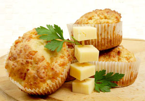 Cheesy Corn Muffins