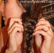 Braided Low Side Bun